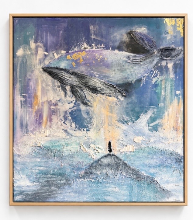 Be curious of the impossible by Niki Bonfield, Mixed media