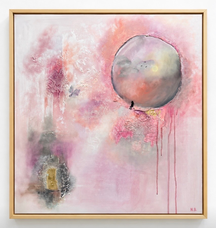 Between worlds by Niki Bonfield, Mixed media