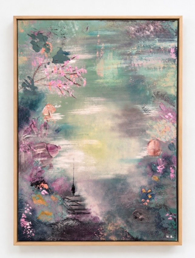 Somewhere Curiosity Leads by Niki Bonfield, Mixed media