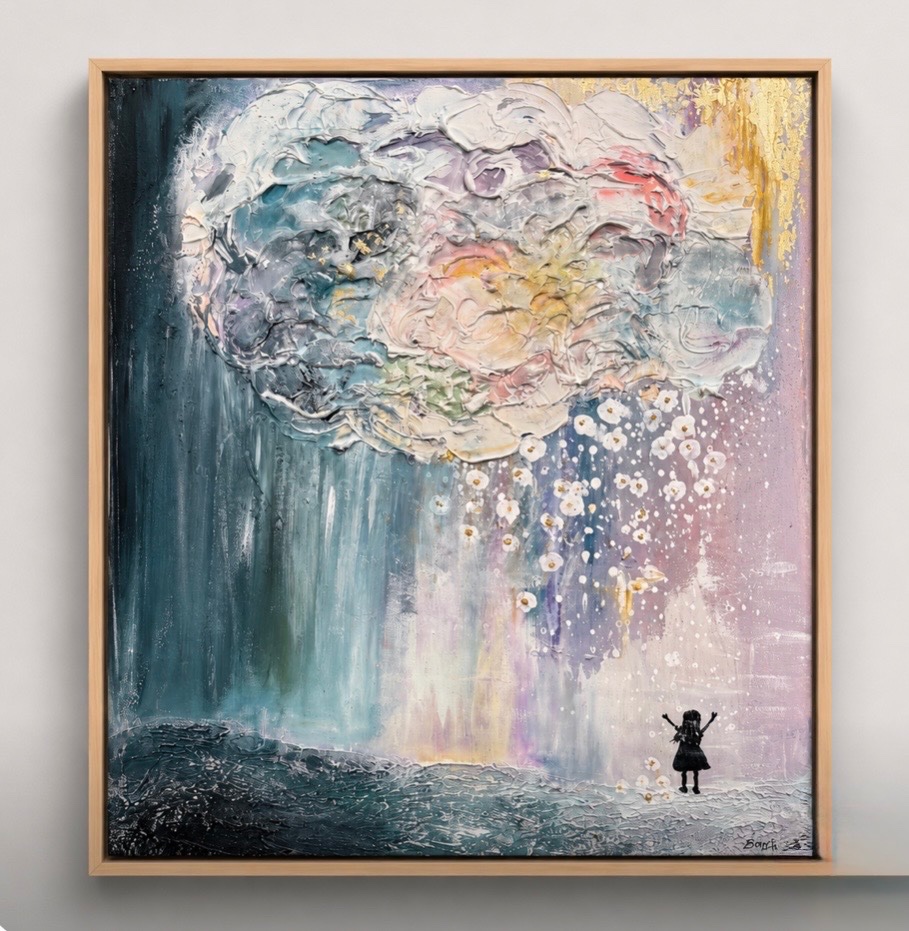 The Wonder Cloud by Niki Bonfield, Mixed media