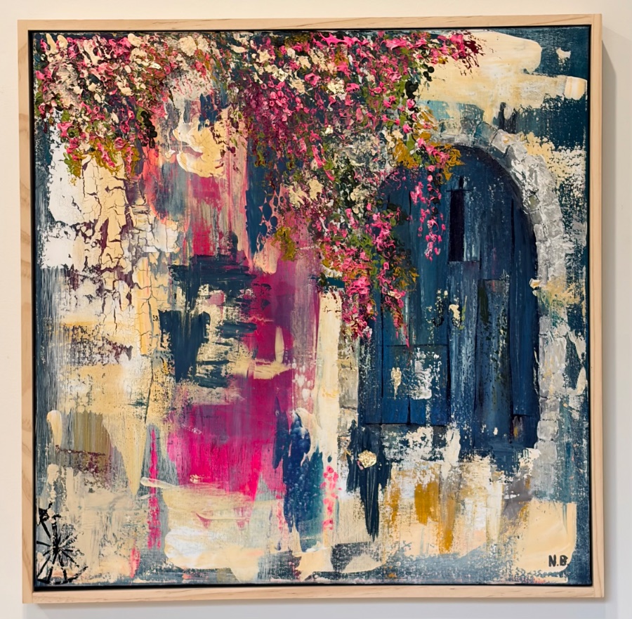 When the walls remember by Niki Bonfield, Mixed media