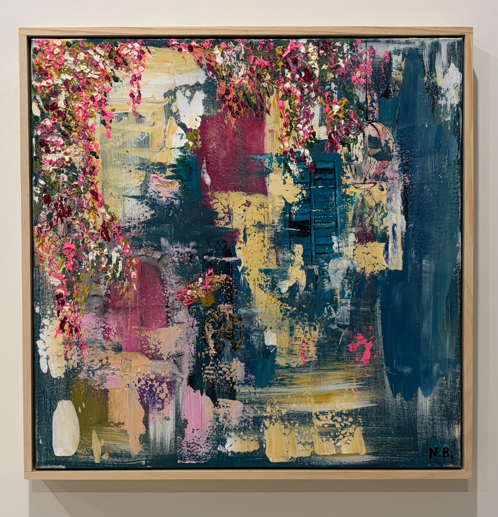 Where Colours Linger by Niki Bonfield, Mixed media